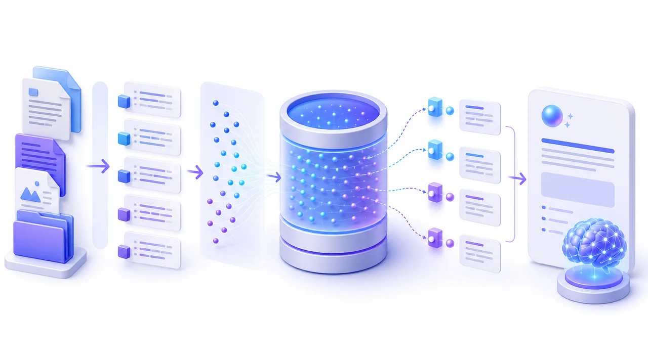 Vector Databases Explained lesson illustration